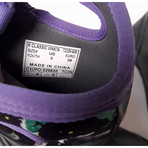 Bogs Kids Classic -30 Degree Insulated Unicorn Black Waterproof Boots Youth 5 38 - Picture 13 of 14